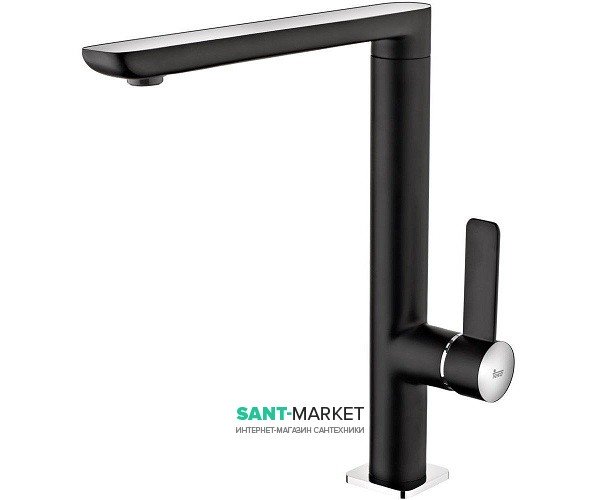 Смеситель для кухни Teka FO 915 врезной однорычажный ультрачерный 62915020NC