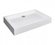 Душовий піддон Radaway Laros D Compact 100x90 см акрил білий SLD91017-01