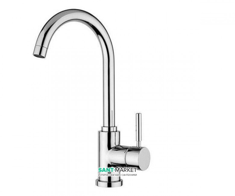 ЗМІШУВАЧ ДЛЯ КУХНІ BUGNATESE KOBUK Одноважільний ЧОРНИЙ KOBOP2282