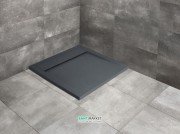 Душевой поддон Radaway Teos C 100x100 см литой камень антрацит HTC100100-64