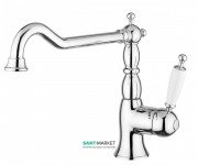 ЗМІШУВАЧ ДЛЯ КУХНІ BUGNATESE OXFORD Одноважільний ретростиль БРОНЗА OXBR6384