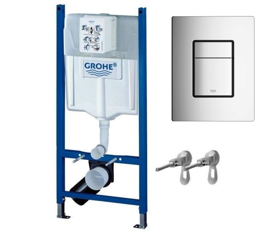 Система инсталляции Grohe Rapid SL для подвесных унитазов 38732BRA