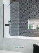 Шторка для ванной Radaway Modo New Black PNJ 70 прозрачное стекло/чёрный 10006070-54-01