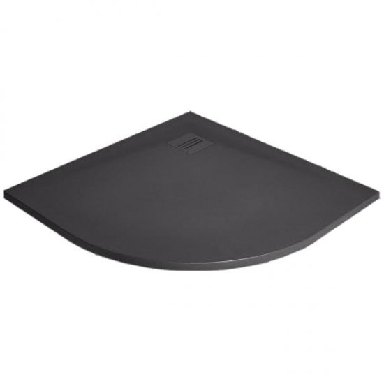 Душевой поддон Radaway Kyntos A 90x90 см литой камень антрацит HKA9090-64