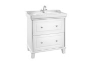 Тумба для підлоги Roca Carmen 800x500x875 мм білий глянець з раковиною кераміка білий А851369415