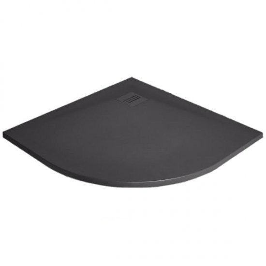 Душовий піддон Radaway Kyntos A 100x100 см литий камінь антрацит HKA100100-64