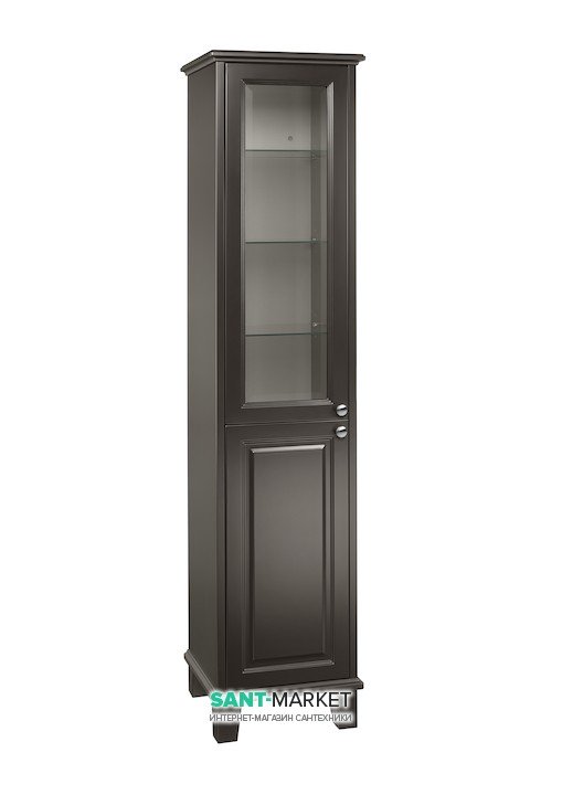 Пенал напольный Roca Carmen двухдверный правый/левый темно-серый A857137417