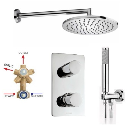 Душевая система скрытого монтажа Bossini M71237 COSMO  TONDO