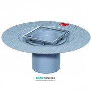 Сливной трап для душа Aco ShowerPoint верхняя часть 149х149 с фланцем пластик 5141.37.00