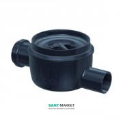 Сливной трап для душа ACO ShowerPoint проходная нижняя часть h102 мм с горизонтальным выпуском DN50 2500.00.00