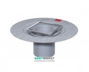 Сливной трап для душа Aco ShowerPoint верхняя часть 149х149 с фланцем для решетки из нержавеющей стали пластик 5141.48.00