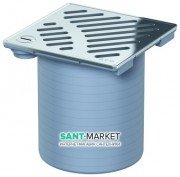 Сливной трап для душа ACO ShowerPoint верхняя часть 149х149 под ключ без фланца с решеткой из нержавеющей стали пластик 5141.23.00