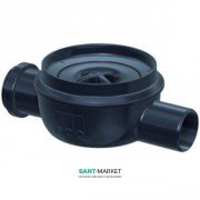 Сливной трап для душа ACO ShowerPoint проходная нижняя часть h82 мм с горизонтальным выпуском DN50 2505.00.00