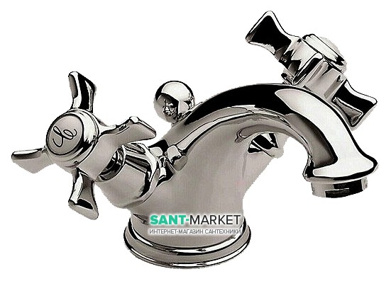Змішувач для раковини Roca Florentina двухвентильний латунь хром A5072118A0