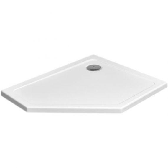 Душовий піддон Radaway Doros PT E 100x80 см правий акрил білий SDRPT1080-01R