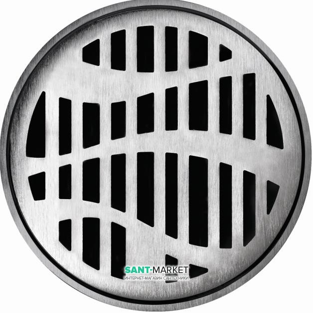 Решетка для сливного трапа ACO ShowerPoint Форест круглая нержавеющая сталь 5141.25.26