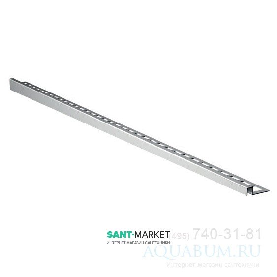 Переходная панель для пола ACO ShowerStep 990 мм левая не полированная нержавеющая сталь 9010.72.44