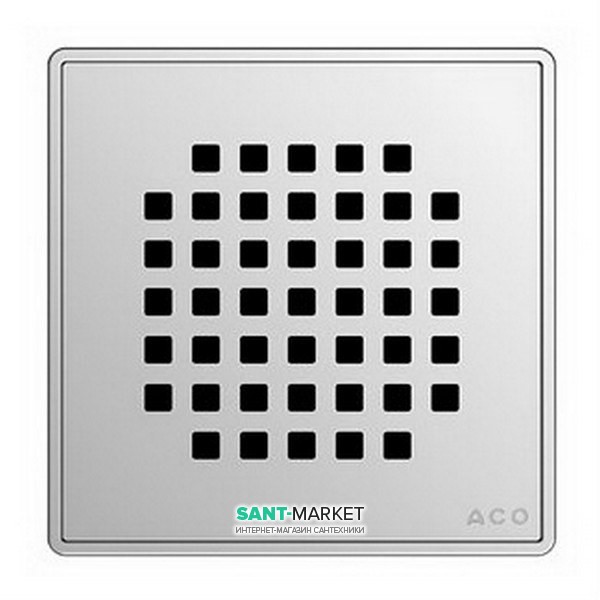 Решетка для сливного трапа ACO ShowerPoint Квадрат квадратная нержавеющая сталь 5141.08.22