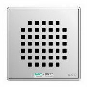 Решетка для сливного трапа ACO ShowerPoint Квадрат квадратная нержавеющая сталь 5141.08.22