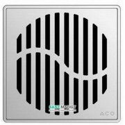 Решетка для сливного трапа ACO ShowerPoint Волна квадратная нержавеющая сталь 5141.08.28