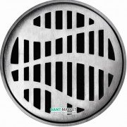 Решетка для сливного трапа ACO ShowerPoint Форест круглая нержавеющая сталь 5141.25.26