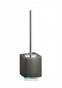 Йоржик для унітазу Roca Ice підлоговий скло чорний A816863012