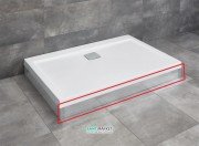 Панель для поддона Radaway Argos D 160 см алюминий хром 001-510154001