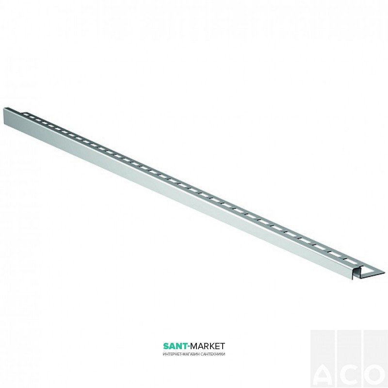 Переходная панель для пола ACO ShowerStep 990 мм левая не полированная нержавеющая сталь 9010.72.45