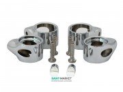 Комплект кріплень для сидіння ROCA soft-close латунь хром AI0001100R