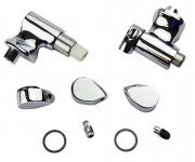 Крепежный комплект с микролифтом для сидений ROCA VICTORIA металл хром AI0003300R