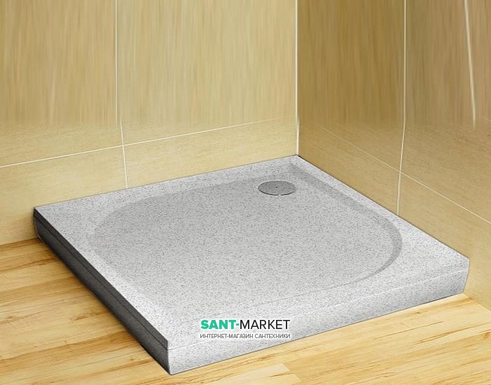 Душевой поддон Radaway Paros D 120x80 см серый гранит MBD8012-47-1