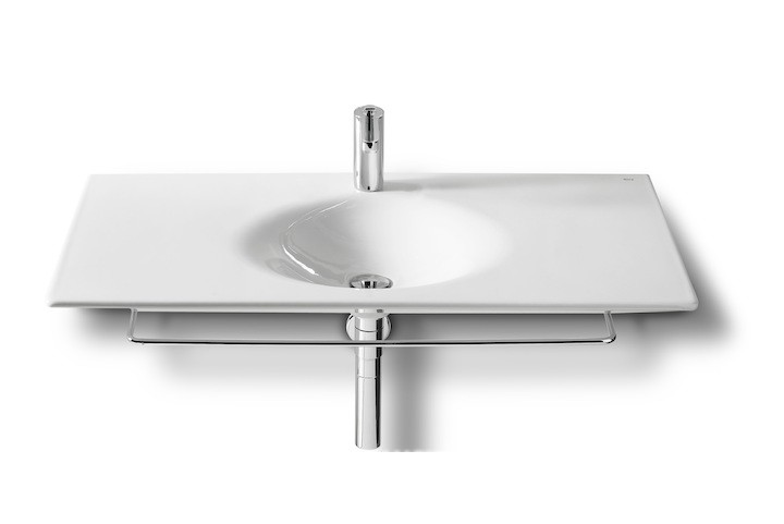 Тримач для рушників фронтальний для раковини Roca Kalahari метал хром A840665001