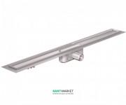 Душовою канал ACO ShowerDrain C 70х1185 мм з фланцем сифон стандартний без решітки нержавіюча сталь 408720