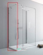 Стінка душова бічна Radaway Fuenta New / Essenza New S1 75 хром / прозоре скло 384049-01-01