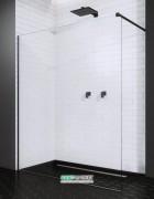 Стенка душевая Radaway Modo New Black II 125 чёрный/прозрачное стекло 389125-54-01