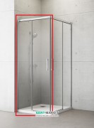 Душевая дверь Radaway Idea KDD 120 левая хром/прозрачное стекло 387064-01-01L