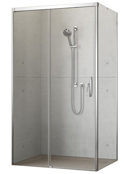 Душові двері Radaway Idea KDJ 100 ліва хром / прозоре скло 387040-01-01L