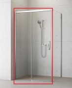 Душові двері Radaway Idea KDJ 110 ліва хром / прозоре скло 387041-01-01L