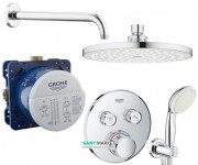 Душевая система скрытого монтажа Grohe Grohtherm SmartControl с термостатом хром 3461400L