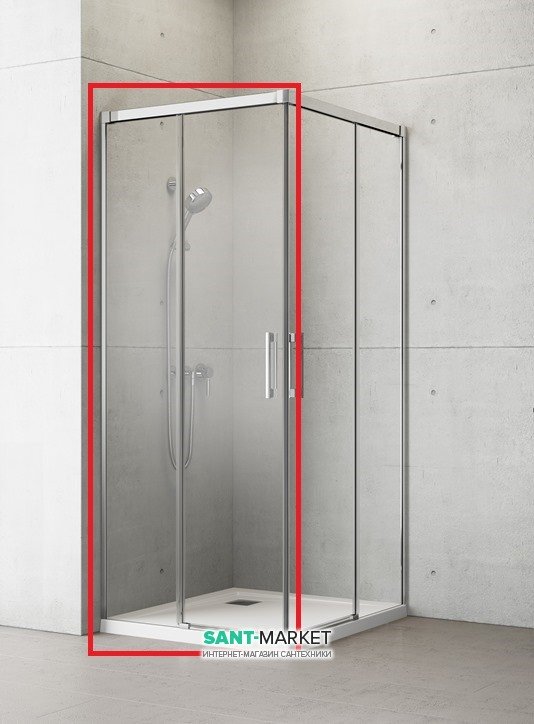 Душові двері Radaway Idea KDD 100 ліва хром / прозоре скло 387062-01-01L