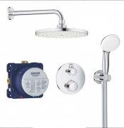 Душова система прихованого монтажу Grohe Grohtherm з термостатом хром 3472700L