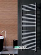 Полотенцесушитель электрический с тэном скрытого подключения на кнопке, цвет хром Scirocco Laguna LAG 12x50E+KTE CR