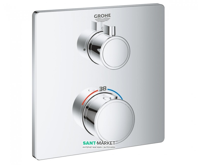 Змішувач для душа Grohe Grohtherm термостатичний хром 24078000