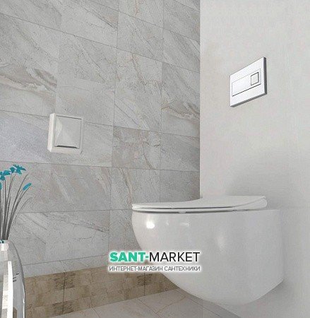 УНИТАЗ ПОДВЕСНОЙ PESTAN FLUENTA RIMLESS 40006661