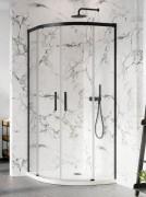 Душевая кабина Radaway Idea Black PDD 90x90 чёрный профиль/прозрачное стекло 387139-01-01+387140-54-01