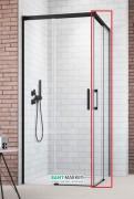 Душевая дверь Radaway Idea Black KDD 100 правая чёрный/прозрачное стекло 387062-54-01R