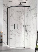 Душевая кабина Radaway Idea Black PDD 80x80 чёрный профиль/прозрачное стекло 387139-01-01+387141-54-01