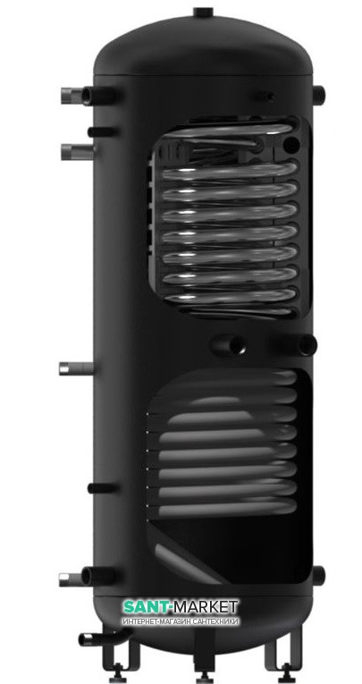 Акумулює бак з двома теплообмінниками Drazice NADO 1000 v6 - 45 вертикальний 1000 л 121580350