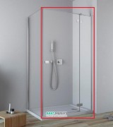 Душові двері Radaway Fuenta New KDJ 120 права хром / прозоре скло 384042-01-01R