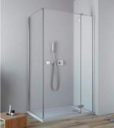 Душові двері Radaway Fuenta New KDJ + S 110 права хром / прозоре скло 384023-01-01R